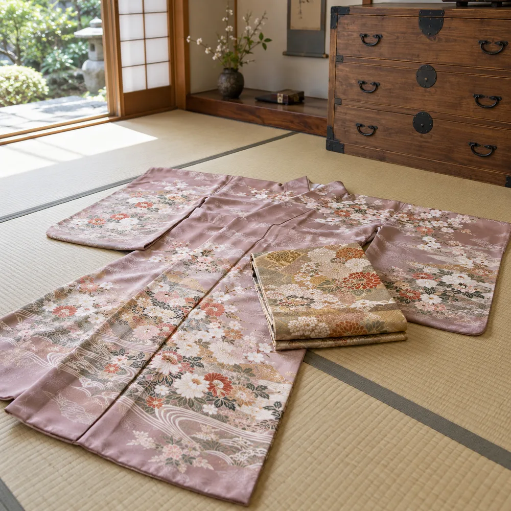 着物と桐のたんす